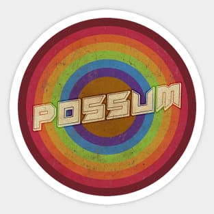 Vintage Rainbow exclusive - possum Sticker